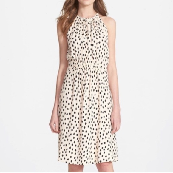 Kate Spade Take a Walk On The Wild Halter Midi Dress Size 4 - Picture 1 of 15